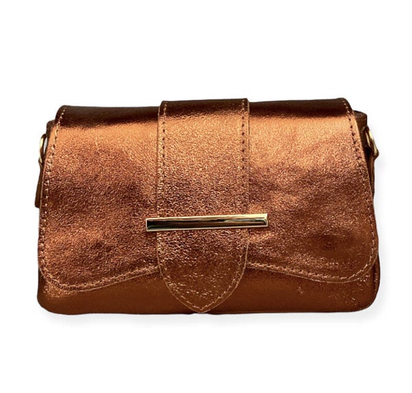 Leather bag Lily - bronze