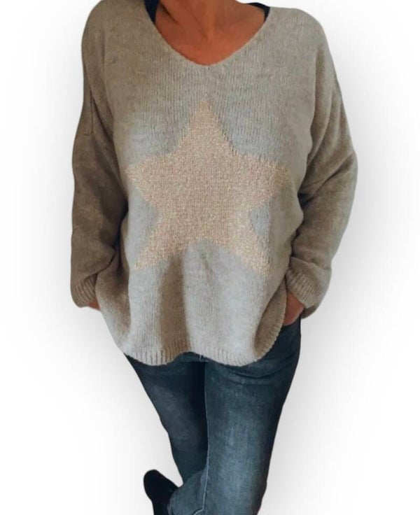Trui Star - beige