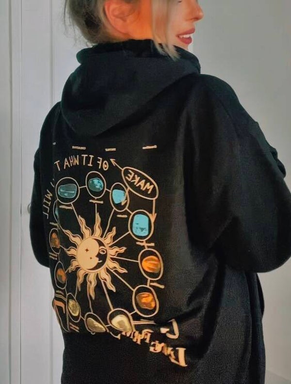 Living Forms Hoodie - zwart