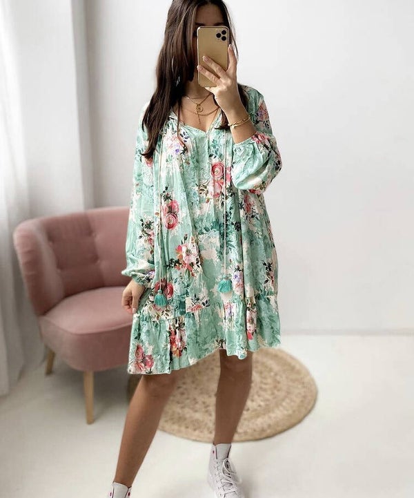 Ibiza dress - turquoise