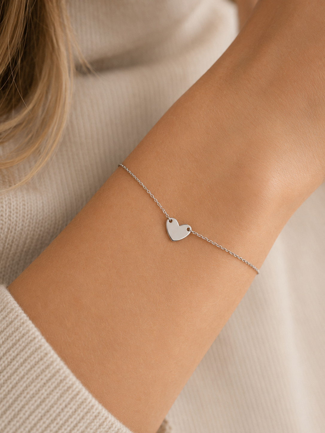 Little heart armband - Zilver