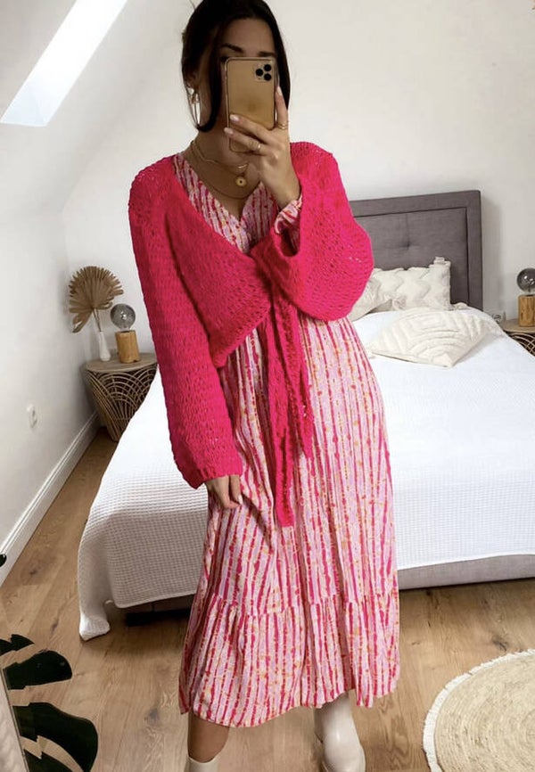 Wikkelvest Hannah - roze