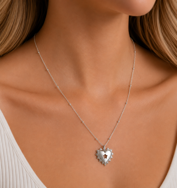 Love ketting - Zilver