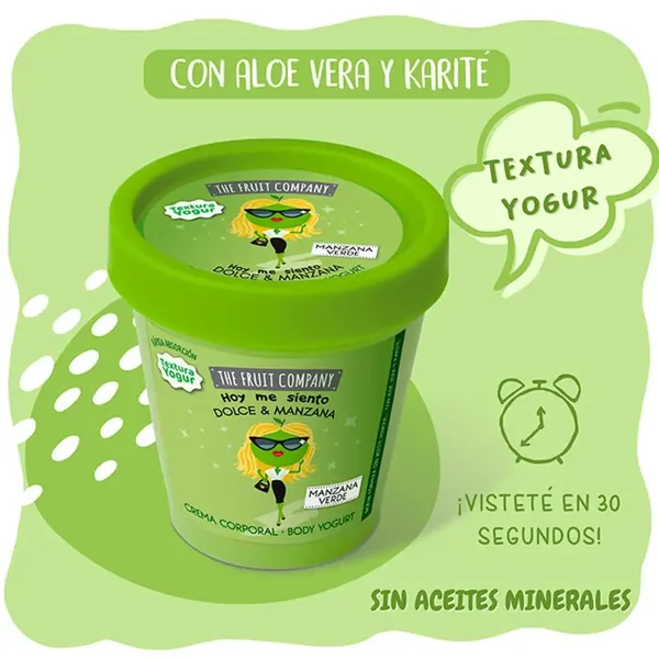Body Cream Green Apple - The fruit company