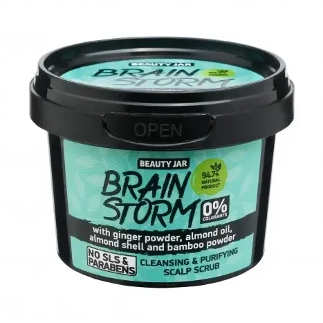 Beauty Jar Hoofdhuid Scrub Brainstorm 100g