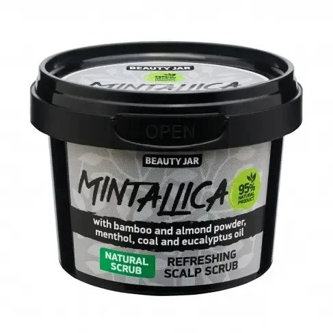 Beauty Jar Verfrissende Hoofdhuid Scrub Mintallica 100g
