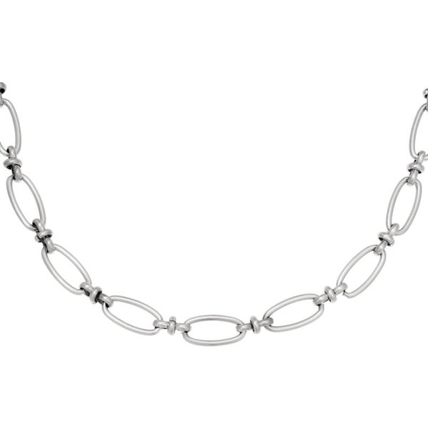 Big chain ketting zilver
