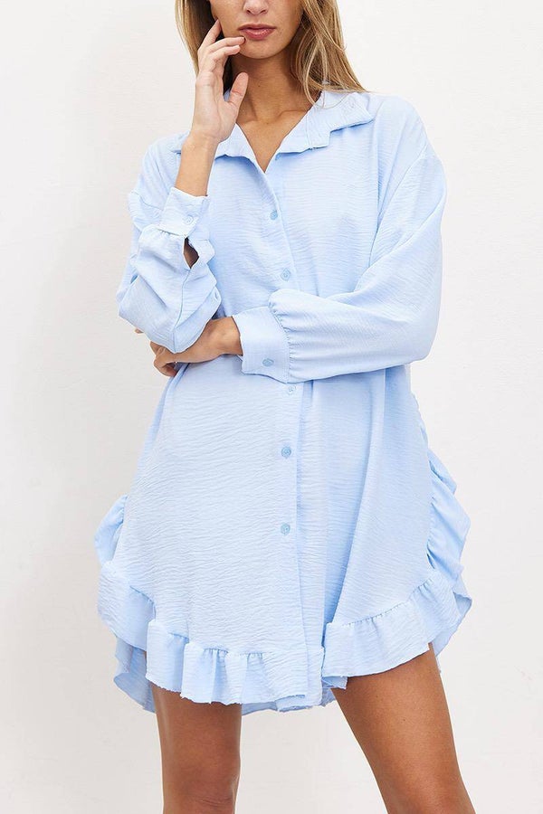 Dress bobbie - blauw