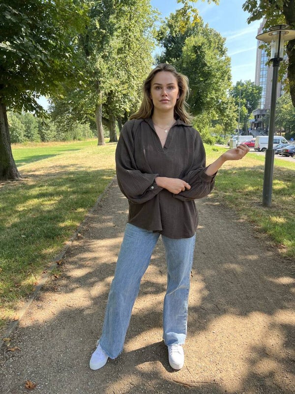 Blouse Kaya - bruin