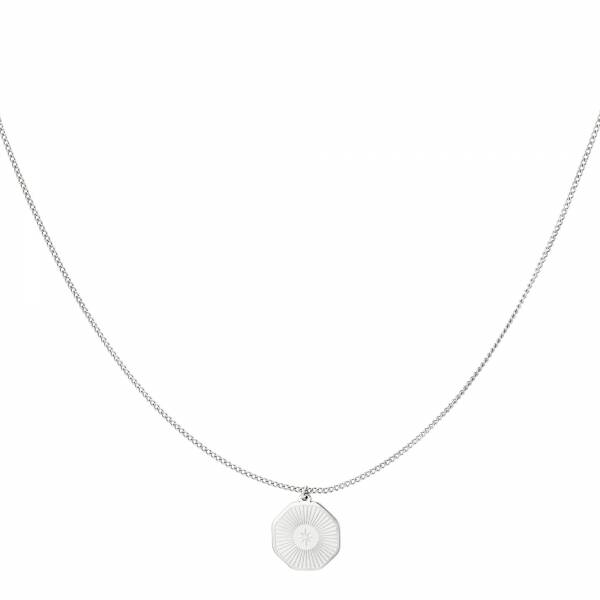 Charm ketting zilver