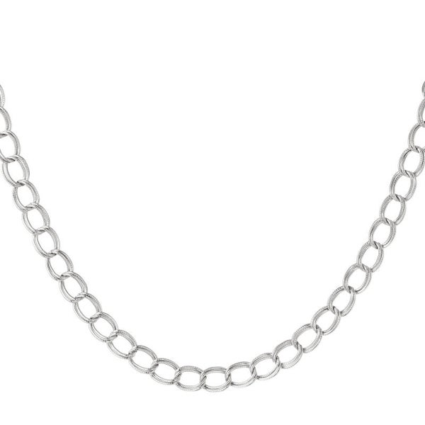 Chunky chain ketting - zilver