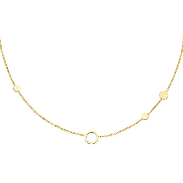 Circles ketting goud