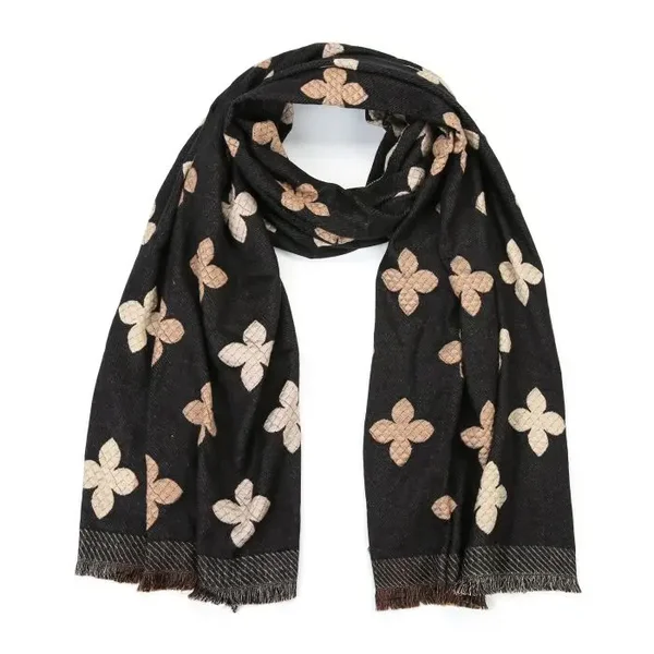 Sjaal Clover - Zwart