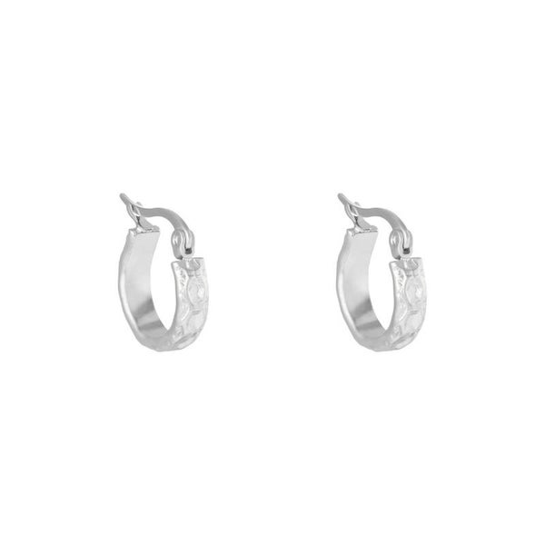 Creole ancient oorbellen zilver