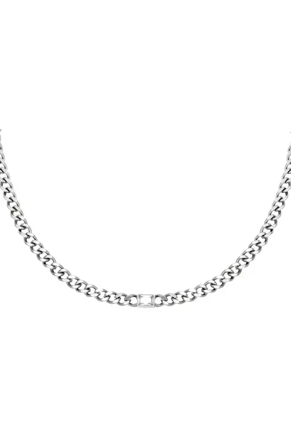 Diamond chain ketting - zilver