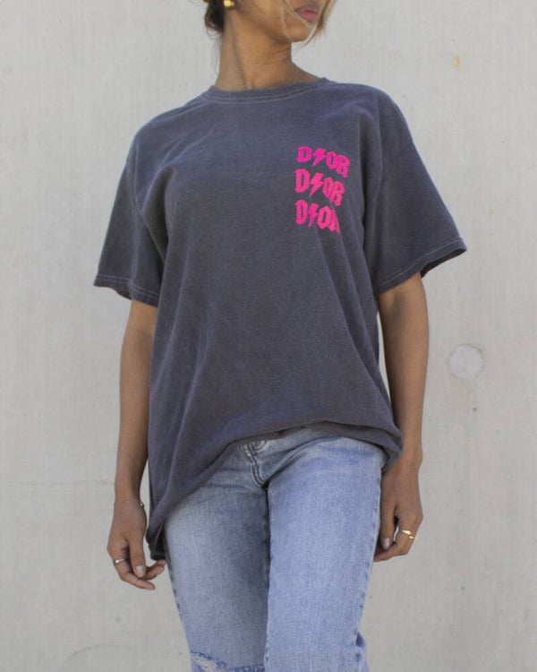 D/or t-shirt grey-pink
