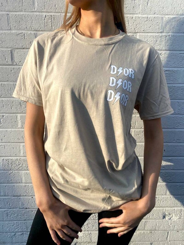 D/or tee beige - wit
