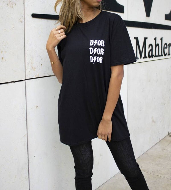 Dor tee t-shirt black