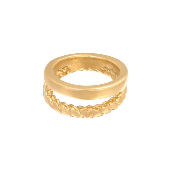Doubled ring goud