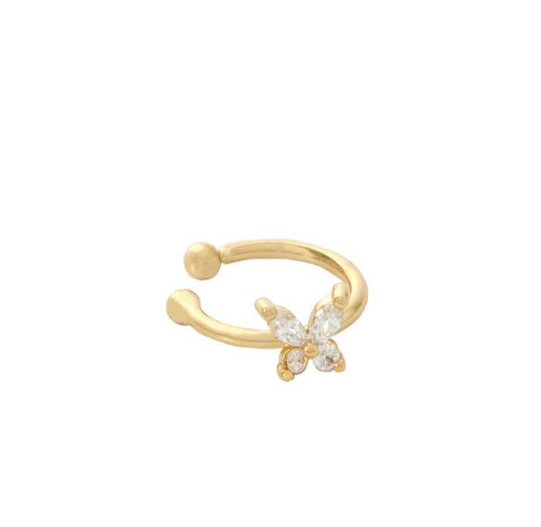 Earcuff Butterfly - goud of zilver