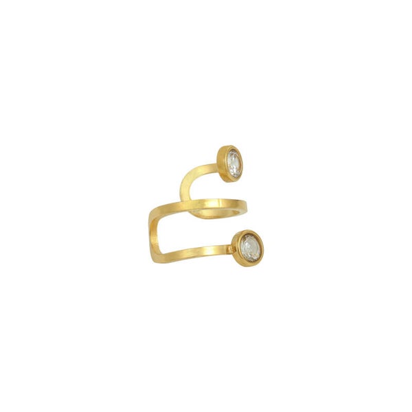 River earcuff goud