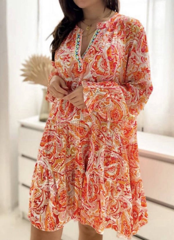 Ibiza dress - oranje