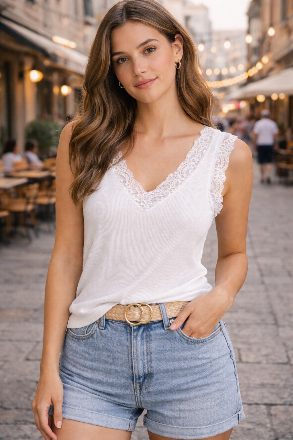 Top Mia - Wit