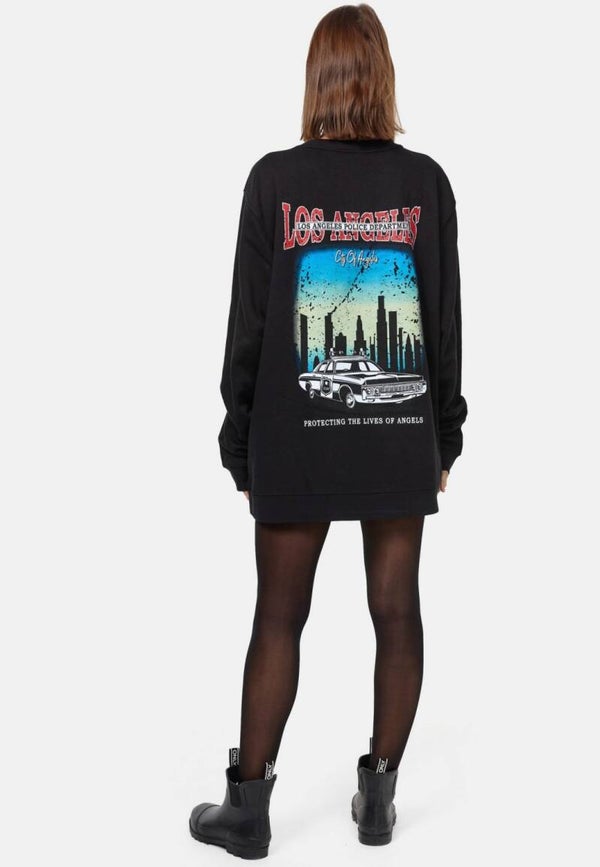 Sweater Los Angeles - zwart