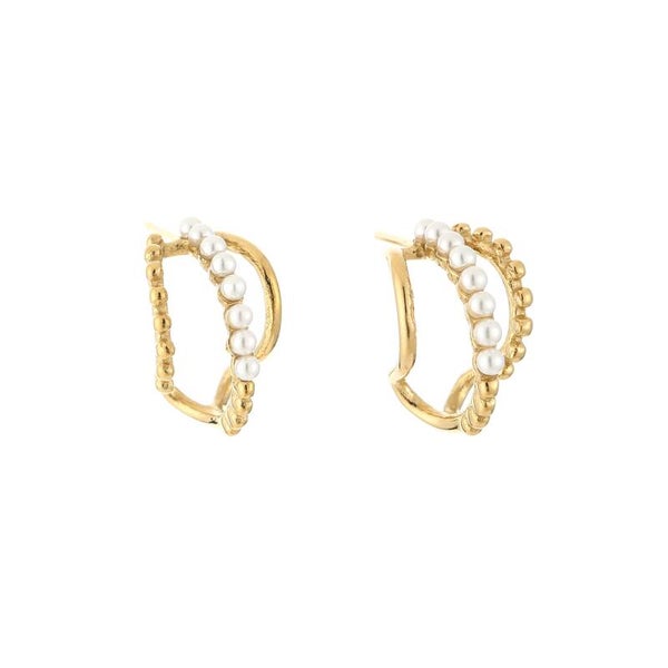 Glamour oorbellen goud