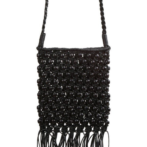 Happy beads tas zwart