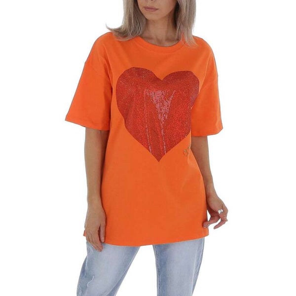 T-shirt amour - oranje