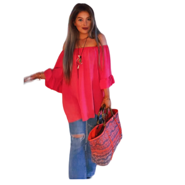 Top Nore - Roze + ketting