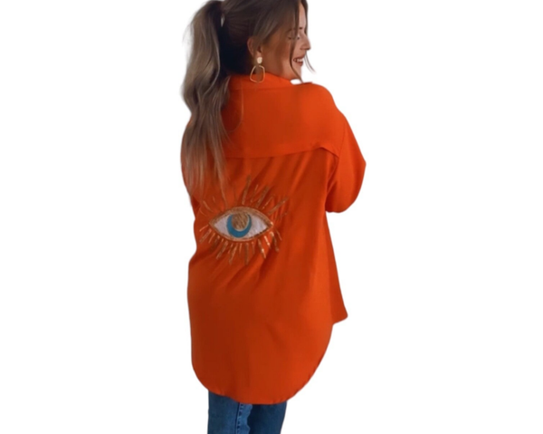 Blouse Eye - oranje