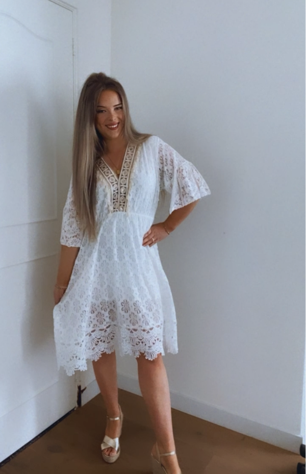 Jurk Bonita - wit