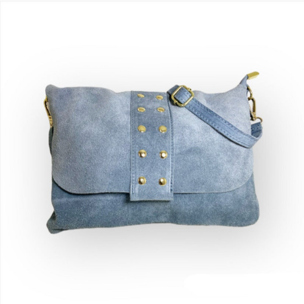 Leather bag Lucy - blauw