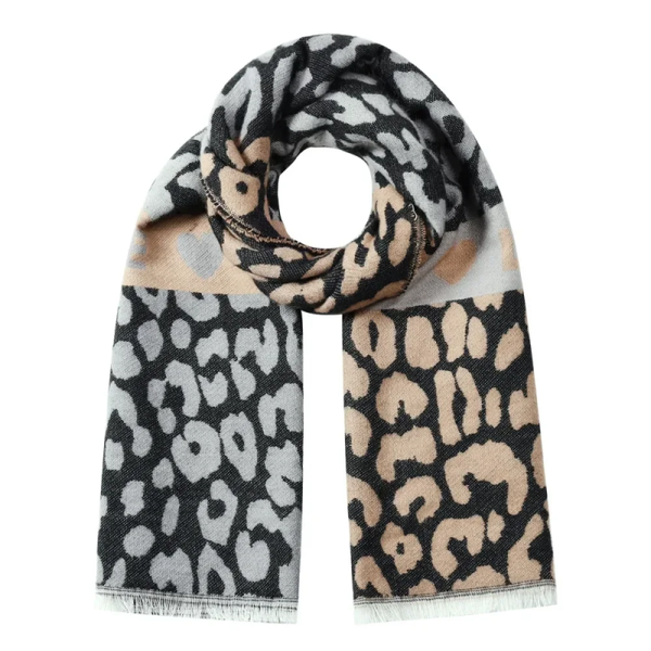 Wintersjaal Leopard