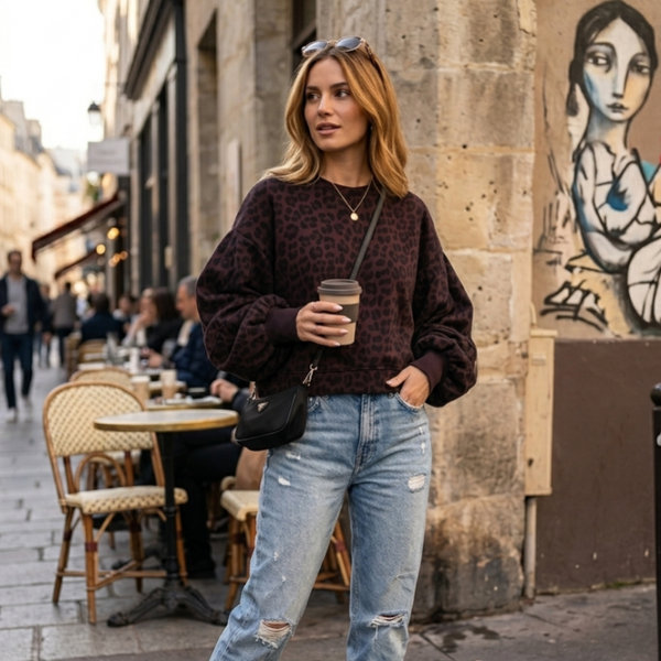 Sweater leopard