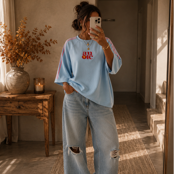 Amore Sweat shirt - Blauw