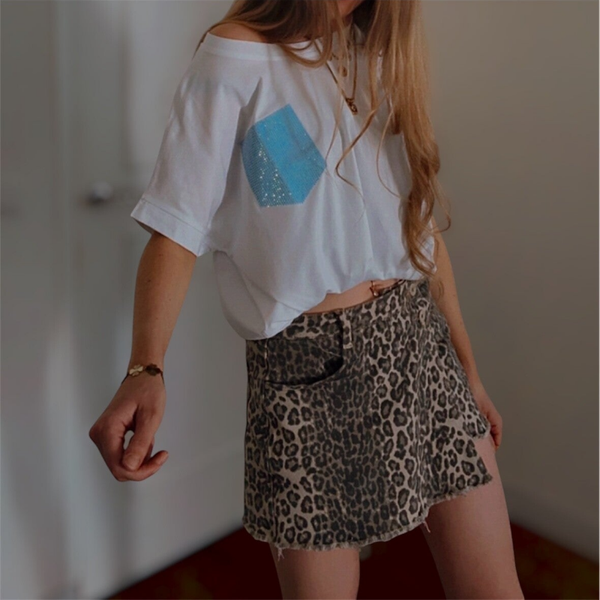 T-shirt Diamond - Blauw