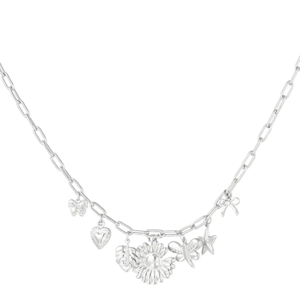Botanical bliss ketting - Zilver