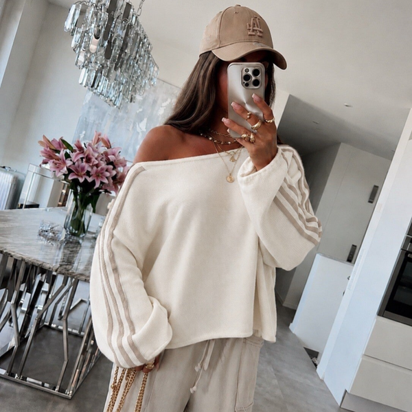 Trui Stripe - Beige