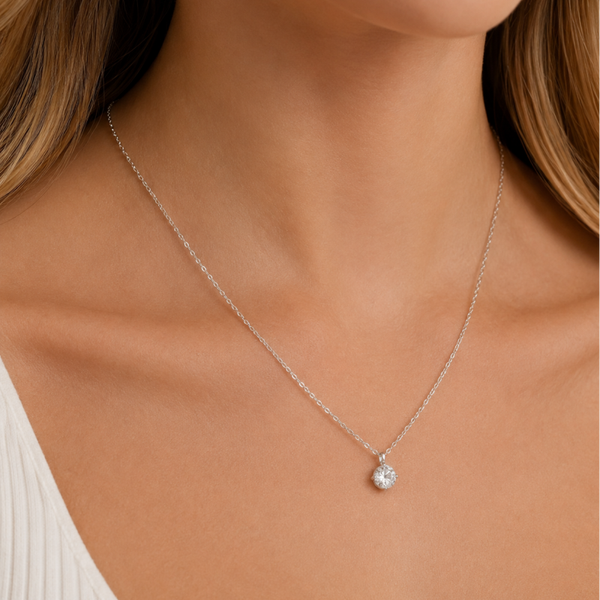 Diamond ketting - Zilver