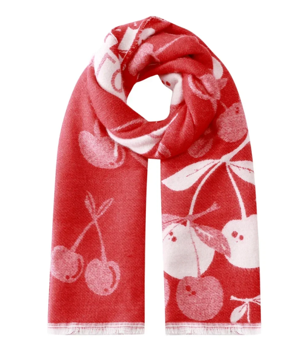 Wintersjaal Cherry - Rood