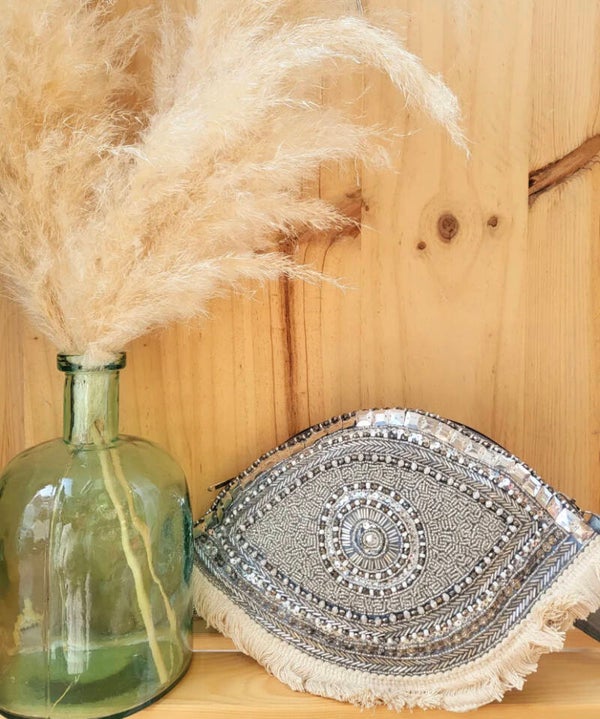 Ibiza bag EYE - zilver