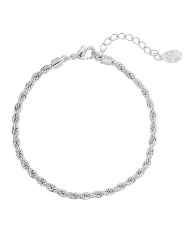 Armband twist - zilver