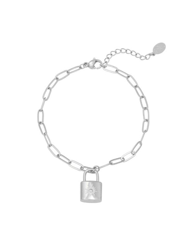 Armband Lock - zilver