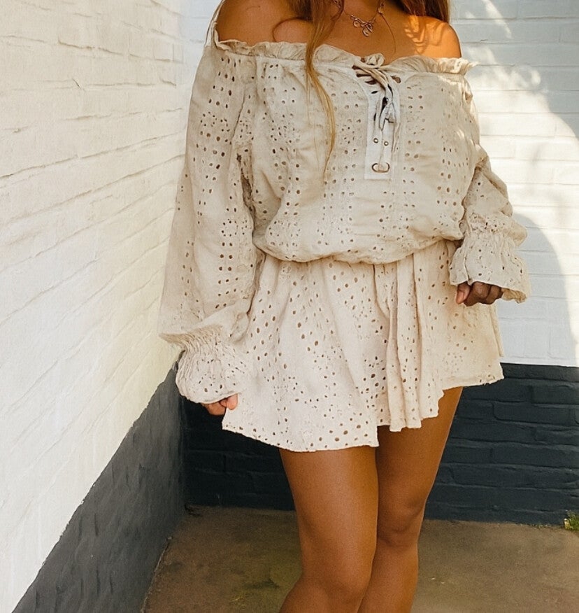 Playsuit beige