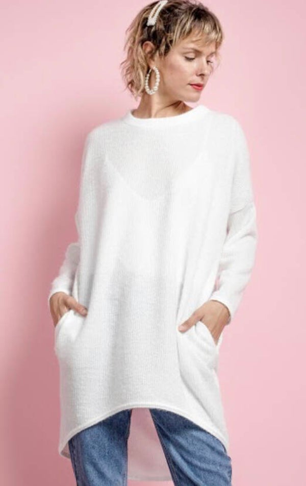 Trui Nola - wit of zwart