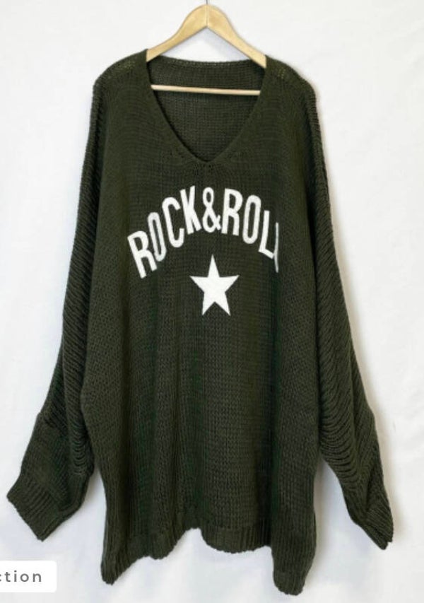 Trui Rock en Roll - groen