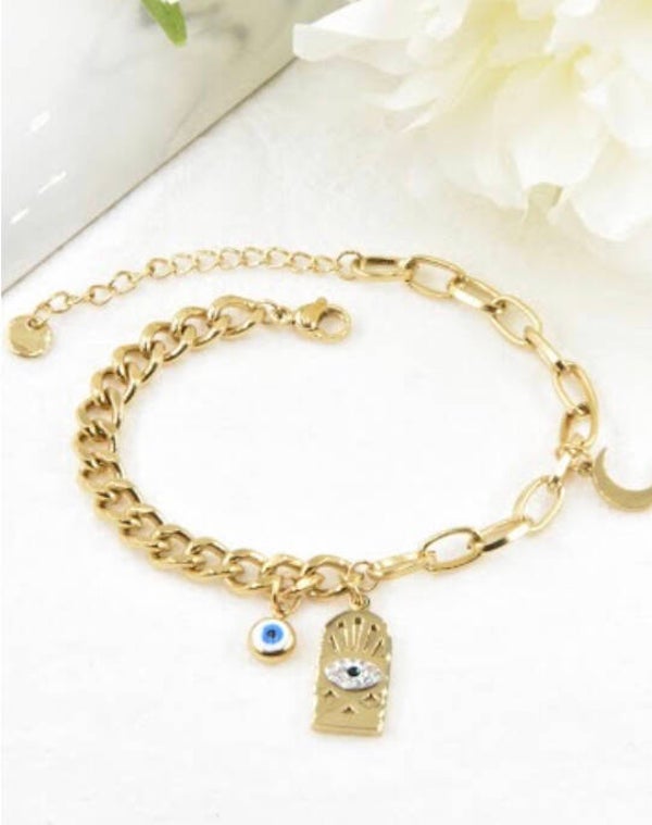 Armband Lucky Eye - goud